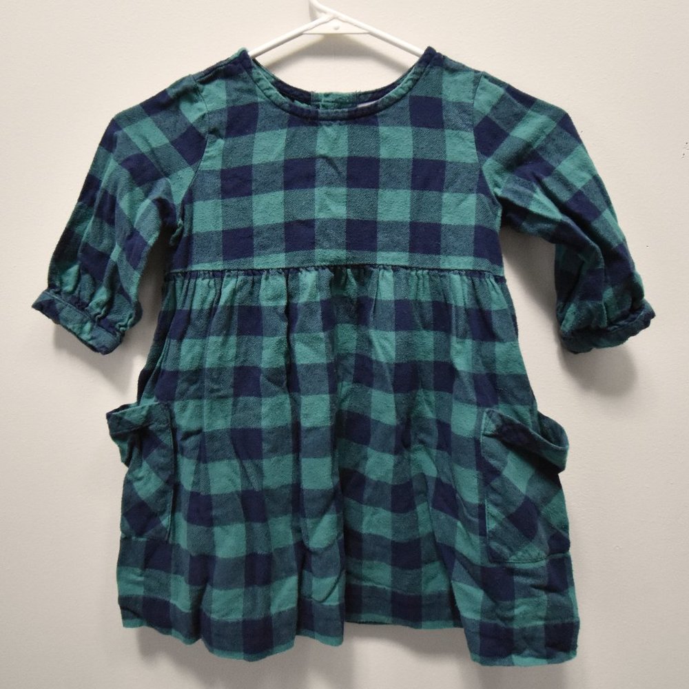 Hanna Andersson Buffalo Plaid Flannel Dress